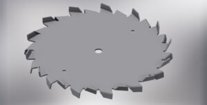 Nowak Industrial Products stainless steel dispersion blade.